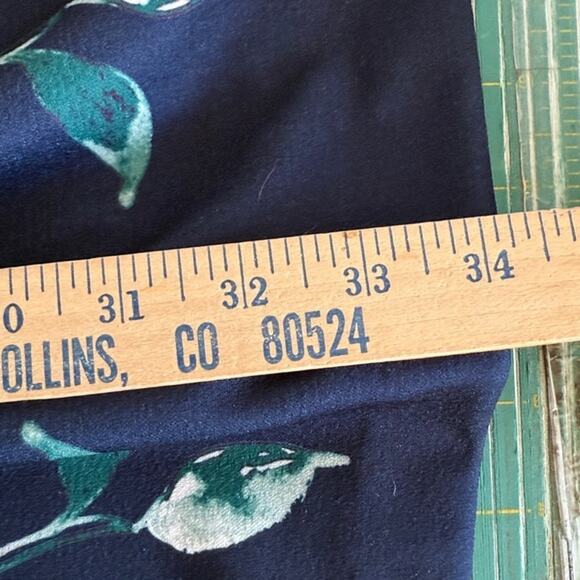 Jessica Howard A-Line Floral Lined Dress 3/4 Sleeves sz 12 Petite Cottagecore - Picture 5 of 5